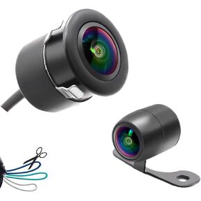 Backup Camera for Cars,Universal AHD 1080P Fisheye CCD Waterproof Wide View Angle Rear/Front View Back up Camera for HD Night Vision for Car Parking Assist Camera Reversing Parking Three Control Line