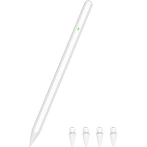 Stylus Pen for iPad 2024-2018: Fast Charging Pencil (1st Generation) with Tilt Sensitivity & Palm Rejection - Pencil for iPad Air 3 4 5 M2 - iPad Mini 5 6 - iPad 6 7 8 9 10 - iPad Pro 11" 12.9" M4