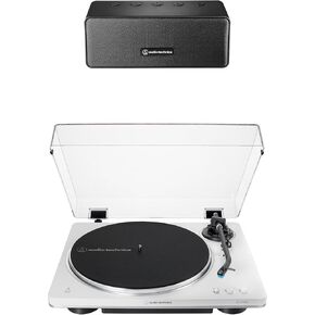 Audio-Technica AT-LP70XBTWSP2 Turntable Speaker Pack, White
