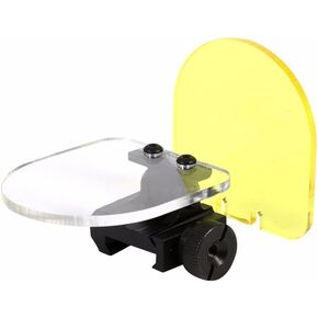 Hunting Scope Optic Foldable Lens Protector, Reflex Sight Scope Lens Shield Cover with 20mm Rail Mount