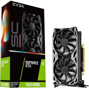 EVGA 06G-P4-1068-KR NVIDIA GeForce GTX 1660 Super SC Ultra Gaming 6GB GDDR6 Graphics Card