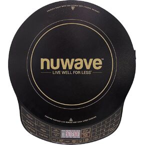 Nuwave (Renewed) Platinum Precision Induction Cooktop, Portable, Large 8" Heating Coil, 12" Shatter-Proof Ceramic Glass Surface, 94 Temp Settings 100°F-575°F, 4 Watt Settings, Remote Control Included