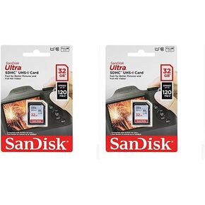 SanDisk 32GB Ultra SDHC UHS-I Memory Card - 90MB/s, C10, U1, Full HD, SD Card - SDSDUNR-032G-GN6IN