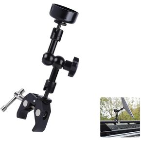 حامل Starlink Mini Mount-قابل للتعديل لسلالم RV وحواجز حماية الشاحنة - حامل عمود صغير Starlink وملحقاته - محول ثلاثي القوائم متضمن - متوافق مع محول الأنابيب الأصلي