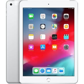 Apple iPad 9.7in 6th Generation WiFi + Cellular (128GB, Silver) (Renewed)