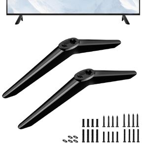 Yaotieci Base Stand for Westinghouse TV Stand Legs, for Westinghouse 4K QLED Ultra HD UHD Edgeless Smart Roku TV, Fit for TV Bottom Hole Center-to-Center Distance of 10mm/0.39in to 20mm/0.78in