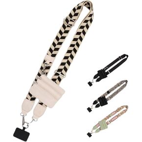 Clip and Go Strap for Phone with Wallet Crossbody - Girls Phone Strap with Wallet，Phone Lanyard Crossbody