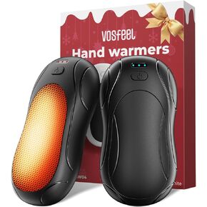Hand Warmers Rechargeable 2 Pack, 23Hrs Long Safe Heat Handwarmers, Fast Heating Portable Pocket Electric Hand Warmer, Gifts for Christmas, Outdoor, Indoor, Camping, Hunting, Golf