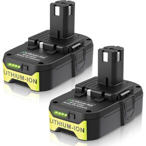 Fancy Buying 9.0 Ah Battery for Ryobi 18V Battery for Ryobi ONE+P102 P103 P105 P107 P108 P109 P122 Cordless Tool Battery [2Pack] (2 Pack)