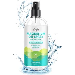 Magnesium Oil Spray - Pure & Natural Magnesium chloride Oil High Potency Trace Minerals - Topical Magnesium Spray for Soothing Muscles, Joint Health & Sleep Support - High Absorption - 390ml(13.19 oz)