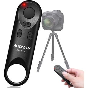 Aodelan Remote Shutter Release for Canon M50,M50 II,M50 Mark II,EOS R,R5,R6,RP,R100,6D Mark II,M6 Mark II,77D,90D,200D,250D,850D,800D,SL2,SL3,T7i,T8i,Replaces for Canon BR-E1 Wireless Remote Control
