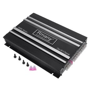 Car 12V 4 Channel Car Amplifier Stereo Audio 5800W Compatible | 4 Channel Car Amplifier Black 1 Pcs