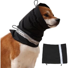 Dog Hematoma Ear Wrap, Dog Anxiety Relief Hat, Dog Windproof Waterproof Reducing Noise Hat, Warm Dog Ear Cover Winter Hat, Dog Ear Covers for Bath, Thunderstorms