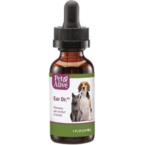 PetAlive Ear Dr. - Natural Ear Drops Promote Ear Comfort and Health in Cats and Dogs - Soothe Ear Discomfort to Reduce Constant Scratching - Keep Pets Ear Canals Clean and Clear - 30 mL