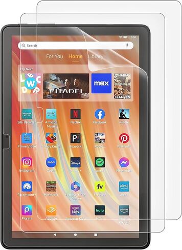 واقي شاشة غير لامع من CoBak مكون من 3 قطع لجهاز Amazon Fire HD 10 (الجيل الثالث عشر، إصدار 2023) / جهاز لوحي Onn مقاس 10.1 بوصة - فيلم PET ممتاز مضاد للوهج وخالي من الفقاعات in Saudi Arabia