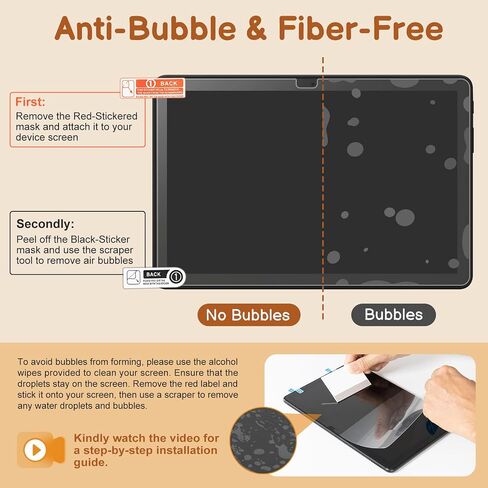 واقي شاشة غير لامع من CoBak مكون من 3 قطع لجهاز Amazon Fire HD 10 (الجيل الثالث عشر، إصدار 2023) / جهاز لوحي Onn مقاس 10.1 بوصة - فيلم PET ممتاز مضاد للوهج وخالي من الفقاعات in Saudi Arabia