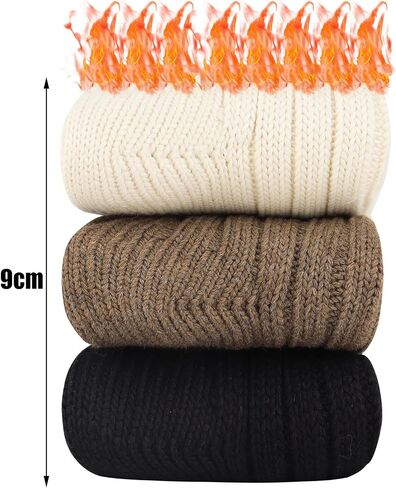 5 Pairs Alpaca Socks Women Wool Socks for Women Thermal Socks Winter Socks Warm Socks Cozy Socks Thick Socks Women Socket Set Boot Socks Birthday Gifts for Women in Saudi Arabia