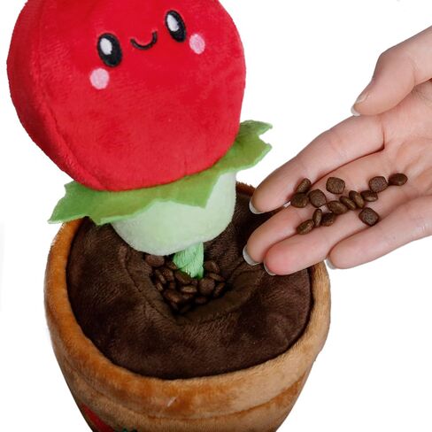 Territory Interactive Play Plush Treat-and-Tug Reward Toy for Dogs, Carrot in Kuwait