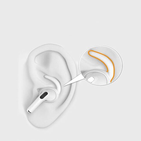 سماعة أذن L بديلة واحدة لأجهزة Airpods Pro الجيل الأول مع خطافات أذن قابلة للفصل على الجانب الأيسر من سماعة الأذن اللاسلكية in Saudi Arabia