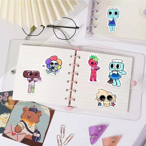 50 Pcs Dandy's World Stickers, Cute Dandy's Stickers Vinyl Decal for Teens Laptop and Water Bottle (50 Pcs) in Saudi Arabia