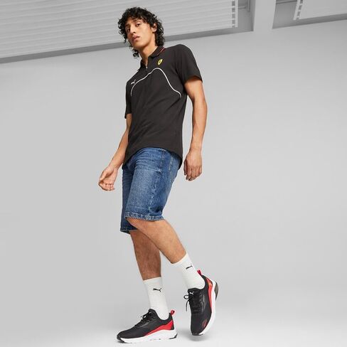 PUMA Men's Standard Polo, Red in Saudi Arabia