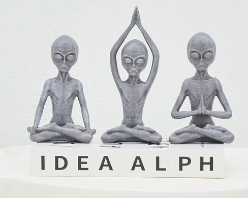Elephant Buddha Zen Statue Decor, Elephant Statue Gifts for Women, Yoga Elephant for Home Office Desktop Table Meditating Room Decor, Unique Gift for Elephant Lovers in Saudi Arabia