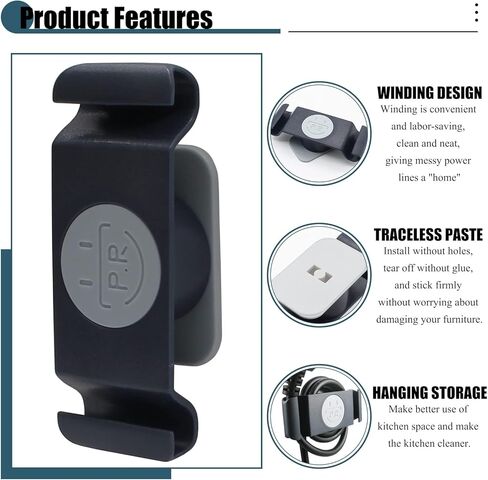 4 قطع من حافظات الأسلاك الزرقاء، منظم سلك لف الحبل، عصا على لفافة الحبل، حامل حفظ السلك لأجهزة المطبخ، مقلاة الهواء، صانع القهوة، خلاط، طنجرة الضغط، محمصة الخبز in Kuwait