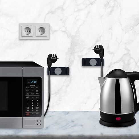 4 قطع من حافظات الأسلاك الزرقاء، منظم سلك لف الحبل، عصا على لفافة الحبل، حامل حفظ السلك لأجهزة المطبخ، مقلاة الهواء، صانع القهوة، خلاط، طنجرة الضغط، محمصة الخبز in Kuwait