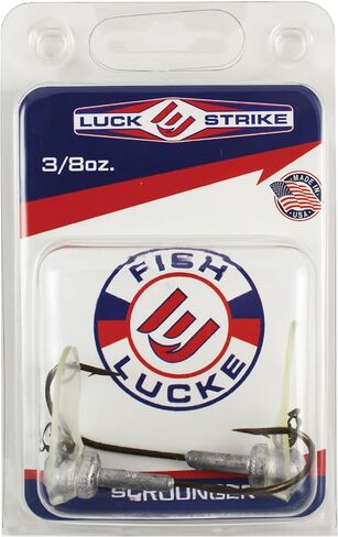 Luck E Strike Original Scrounger Jig Head - Creates Realistic Swimming Action to Soft Plastic Fishing Baits in Saudi Arabia