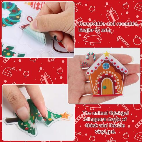 25 Pcs Halloween Thick Gel Clings Halloween Windows Stickers for Kids Halloween Static Cling Decal of Nurse Party Decoration in Saudi Arabia