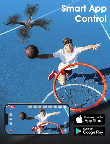 ATTOP FPV Drone with Camera for Adults/Kids/Beginners, Total 30 Mins Flight time FPV Drones, 120°Wide View, Easy Control with Remote/App/Voice, 1 Key Operation, Boys&Girls Toy Drone, CPSIA Certified in Saudi Arabia
