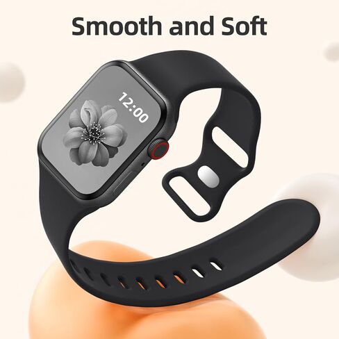 Wepro Sport Band Compatible with Apple Watch Band 38mm 40mm 41mm 42mm 44mm 45mm 46mm 49mm Women Men, Soft Silicone Strap Compatible for iWatch Series 10 9 8 7 6 5 4 3 SE Ultra/Ultra 2 in Kuwait