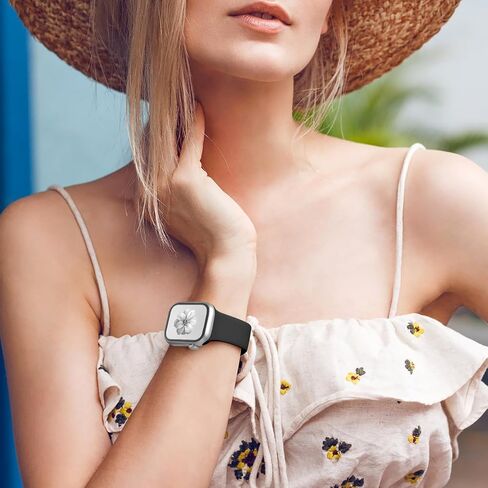 Wepro Sport Band Compatible with Apple Watch Band 38mm 40mm 41mm 42mm 44mm 45mm 46mm 49mm Women Men, Soft Silicone Strap Compatible for iWatch Series 10 9 8 7 6 5 4 3 SE Ultra/Ultra 2 in Kuwait