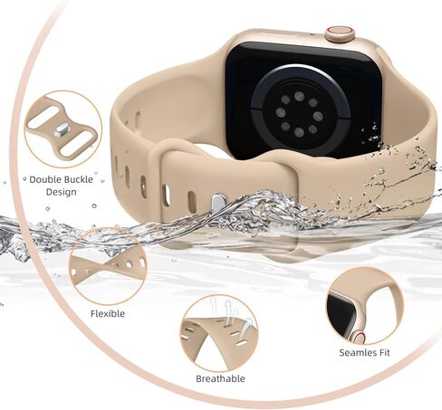 حزام Wepro الرياضي متوافق مع سوار ساعة Apple 38 مم 40 مم 41 مم 42 مم 44 مم 45 مم 46 مم 49 مم للنساء والرجال، حزام سيليكون ناعم متوافق مع سلسلة iWatch 10 9 8 7 6 5 4 3 SE Ultra/Ultra 2 in Saudi Arabia