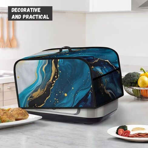 Coffee Slow Cooker Cover Slow Cooker Cover with Mesh Pocket and Top Handle Small Appliance Cover Home Decor Kitchen Accessories in Saudi Arabia