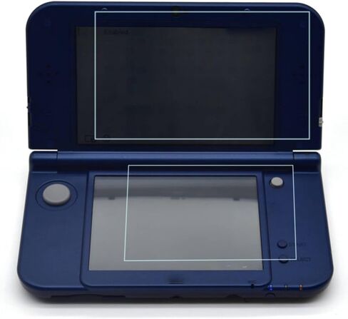 4 قطع من ASHATA واقي شاشة من الزجاج المقوى لجهاز 3DS XL الجديد، واقي شاشة LCD علوي لفيلم 3DS XL HD PET الجديد، حساسية عالية، مرشح حماية شاشة صلابة 9H لجهاز 3DS XL الجديد in Saudi Arabia
