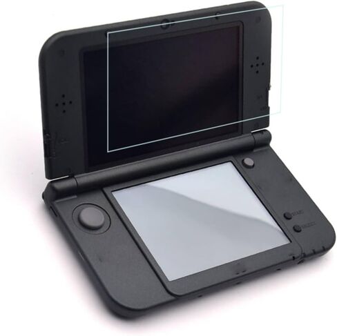 4 قطع من ASHATA واقي شاشة من الزجاج المقوى لجهاز 3DS XL الجديد، واقي شاشة LCD علوي لفيلم 3DS XL HD PET الجديد، حساسية عالية، مرشح حماية شاشة صلابة 9H لجهاز 3DS XL الجديد in Saudi Arabia