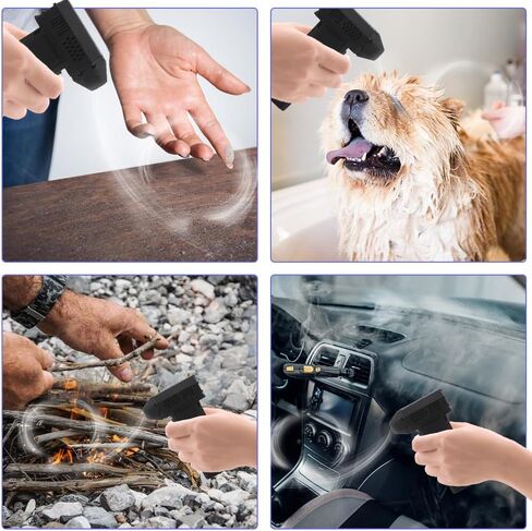 Air Duster, 300000RPM Compressed Air Jet Dry Blower 3 Gear Portable No Canned FanTypeC Fast Charging 16000mA air Broom for Deep Computer Clean Keyboard Car Dry Home in Saudi Arabia