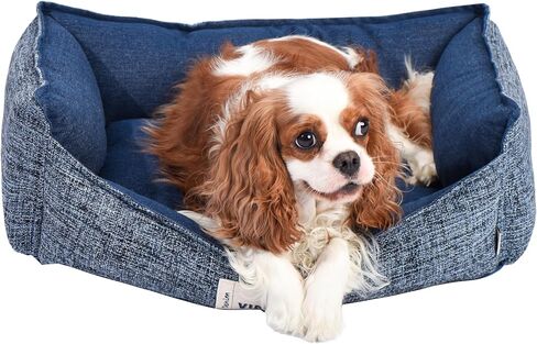 FluffyDream Dog Bed for Small Dog, Super Soft Pet Bed Furniture, Suitable for Dogs Up to 30lbs, 24'' x 20'', Sand in Kuwait