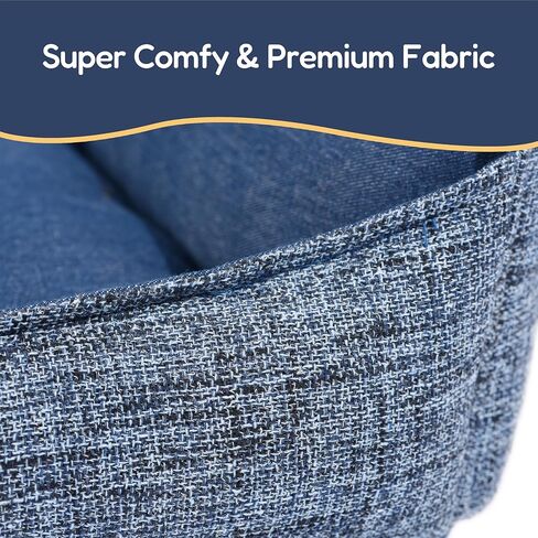 FluffyDream Dog Bed for Small Dog, Super Soft Pet Bed Furniture, Suitable for Dogs Up to 30lbs, 24'' x 20'', Sand in Kuwait