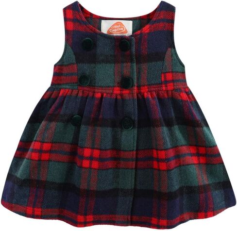 LittleSpring Girls Sleeveless School Uniform Jumper Dress in Kuwait