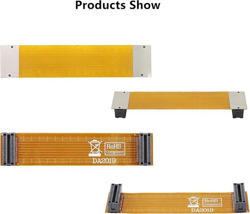 GELRHONR SLI Bridge 2 Way، كابل توصيل PCI-e لبطاقة الرسومات المرنة مقاس 10 سم 26 سنًا لبطاقة الرسومات Nvidia المزدوجة وبطاقة الرسومات Crossfire Interconnect - بطاقة N in Saudi Arabia