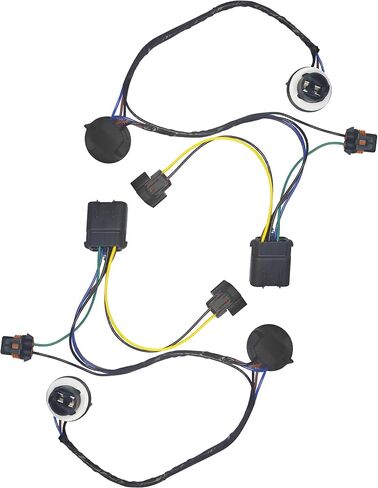 2-Pack Headlight Wiring Harness Compatible with Chevy Silverado 1500 2500HD 3500HD 2007 2008 2009 2010 2011 2012 2013 2014 Replacement for 25962806 645-745 15841609 645745 in Saudi Arabia