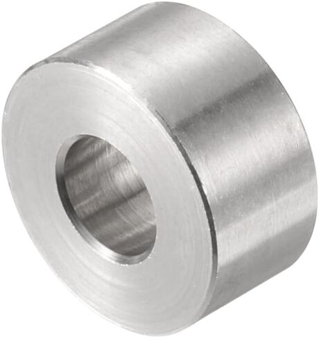 uxcell 12pcs Stainless Steel Spacer 8.5mm Bore x 20mm OD x 2mm Length Screw Bushing Plain Finish Round Metal Spacer for M8 Screws Bolts and Rods in Saudi Arabia
