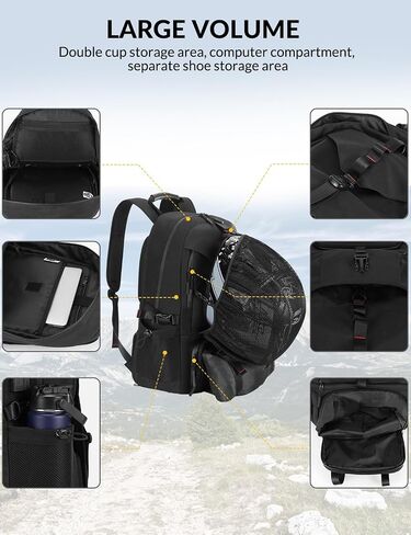 Motorcycle Backpack Travel Backpack Feature Large Capacity and are Waterproof - Perfect for Carrying Motorcycle Accessories, Helmet and More in Saudi Arabia