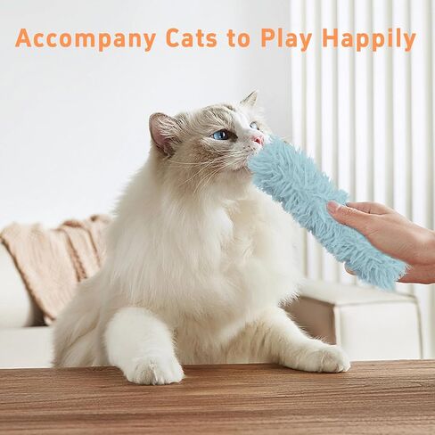3 Pack Catnip Pillows - Soft and Durable Interactive Cat Kicker Toys With Crinkle Sound for Indoor Companion (Gray Set) in Saudi Arabia