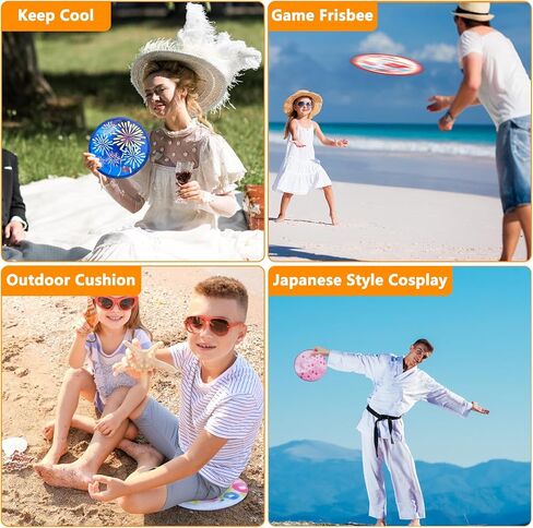 12 Pcs Round Japanese Foldable Fan Japanese Hand Fan Foldable Summer Round Folding Hand Fan 12 Japanese Style Foldable Fan for Party Festival Outdoor Wedding in Saudi Arabia