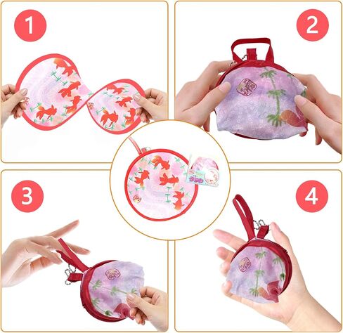 12 Pcs Round Japanese Foldable Fan Japanese Hand Fan Foldable Summer Round Folding Hand Fan 12 Japanese Style Foldable Fan for Party Festival Outdoor Wedding in Saudi Arabia