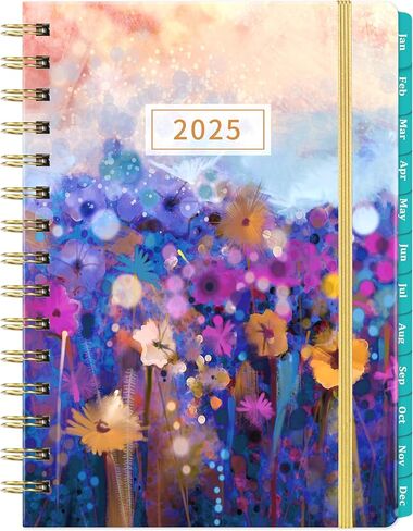Monthly Planner/Calendar - 2 Year Monthly Planner 2025-2027, 9" x 11", July 2025 - June 2027, Calendar 2025-2027, Holidays, Monthly Tabs, Inner Pocket, Note Pages in Saudi Arabia