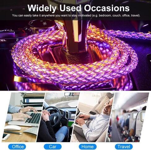 كابل شاحن LED iPhone، 4.9 قدم [معتمد من MFi] RGB ملون متدرج يضيء iPhone Lightning كابل USB شحن سريع سلك بيانات لهاتف iPhone 14 13 12 11 Pro Max XR XS X 8 7 6 Plus SE iPad المزيد in Saudi Arabia